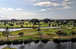 Melreese Country Club, the site of the future Freedom Park and stadium, photographed in 2019.