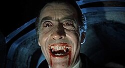 Christopher Lee portrayed Dracula in ten films