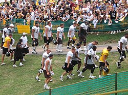 Steelers at training camp in Latrobe