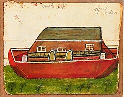 Alfred Wallis, 1942, before Noah's Ark, Zander Collection