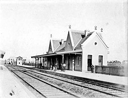 San Isidro R station, part of the line to Delta station in Tigre Partido