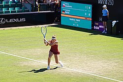 Bouzková at the 2026 Nottingham Open