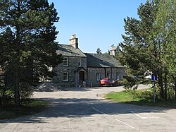 The old railway station at Moy