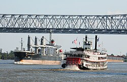 The steamboat Natchez operates out of New Orleans.