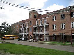 The former Holy Cross High School