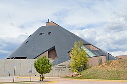 Centennial Complex houses the American Heritage Center and the University of Wyoming Art Museum
