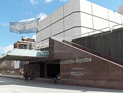 Headquarters of the Channel 7, the first television station in the country