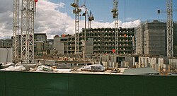 Construction progress by April 2001