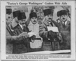 The Abilene Daily Reporter based in Texas, called Mustafa Kemal "Turkey's George Washington" on 13 October 1922
