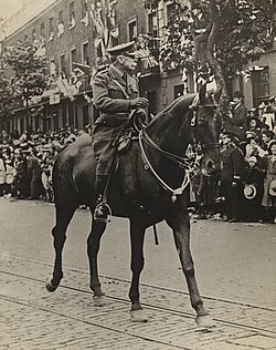 Field Marshal Haig during the London Victory Parade of 1919.