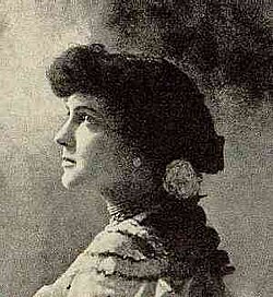 The poet Delmira Agustini.