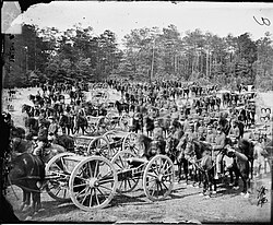 Battery M, 2nd U.S. Horse Artillery, 1862. Photo by James F. Gibson. Library of Congress