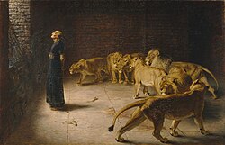 Daniel's Answer to the King by Briton Rivière, R.A. (1840–1920), 1890 (Manchester City Art Gallery)