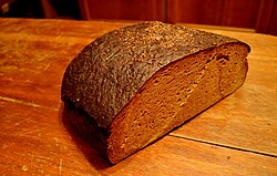 Lithuanian dark rye bread