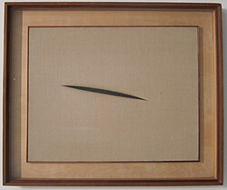 Spatial Concept "Waiting", Lucio Fontana, 1960