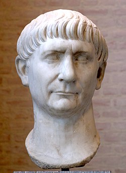 Trajan became emperor of Rome through adoption by the previous emperor Nerva, and was in turn succeeded by his own adopted son Hadrian. Adoption was a customary practice of the Roman Empire that enabled peaceful transitions of power.