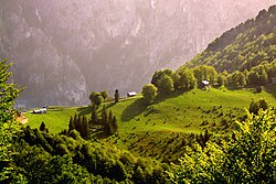 Landscape in Rugova within the Bjeshkët e Nemuna National Park bordering Albania