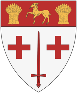 Arms of Baddeley of Lakefield