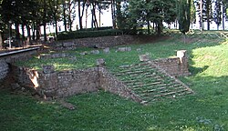 Rare Etruscan fanu located at Orvieto.