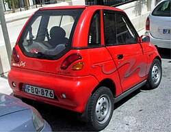 The Indian REVA electric car is a zero emissions vehicle (ZEV).