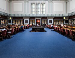 Interior of the National Library of Spain
