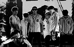 BTS in 2013 performing at the Incheon Music Center