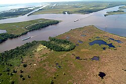 Intracoastal Waterway near New Orleans