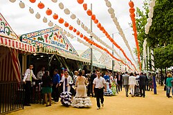 Casetas in the 2012 Feria de Abril