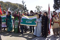 Arab Argentines during Immigrants Day in Buenos Aires.