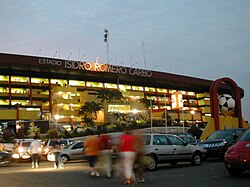 Front view of the exterior in 2005