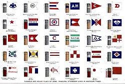 House flags of the early 20th century