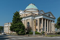 Original location of First Baptist Church in Augusta, Georgia