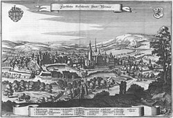 Weimar in 1650