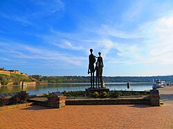 The Family by Jovan Soldatović, Monument dedicated to the victims of the Novi Sad raid, which took place during the Hungarian occupation in WWII.