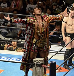 Kazuchika Okada held the IWGP Heavyweight Championship (the former world championship of New Japan Pro-Wrestling) five times and holds the record for longest reign.