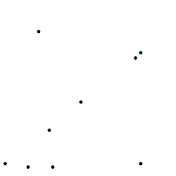 Domains of danger shown by a Voronoi diagram of non-herd individuals.