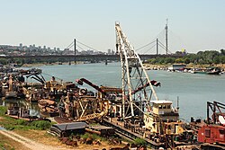 Various service riverboats, Belgrade