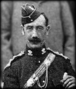 Kavanagh, pictured here in 1899 as a captain and adjutant to the 6th Yeomanry Brigade.