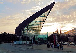 Long distance bus terminal ZOB Hamburg
