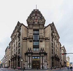 The Lima Stock Exchange building