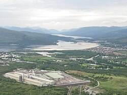 Inverlochy, aluminium plant, Corpach and Loch Eil
