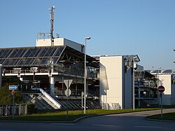 Parking garage in front of Terminal 1