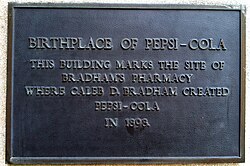 A plaque at 256 Middle Street, New Bern, North Carolina