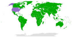 Parties to the convention Signed, but not ratified Non-signatory