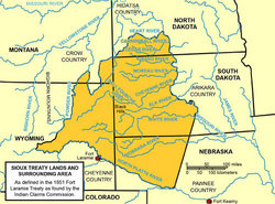 The Lands of the 1851 Ft. Laramie Treaty