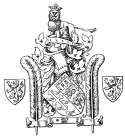 Ostrich feather supporters for Thomas de Mowbray, 1st Duke of Norfolk[9]