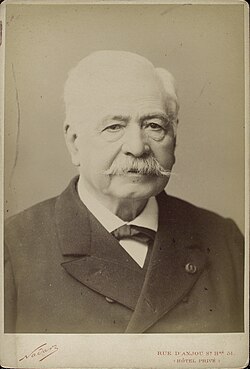 Ferdinand de Lesseps, the French originator of the Suez Canal and the Panama Canal