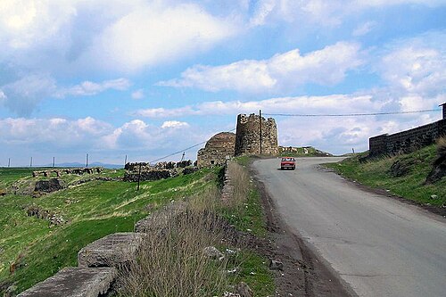 North terminus S13 at Akhalkalaki Castle