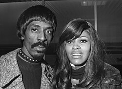 Ike & Tina Turner arriving at Amsterdam Airport Schiphol in 1971