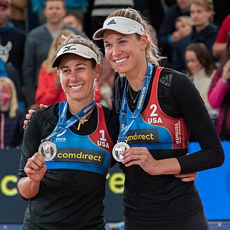 Ross and Alix Klineman (right) in 2019